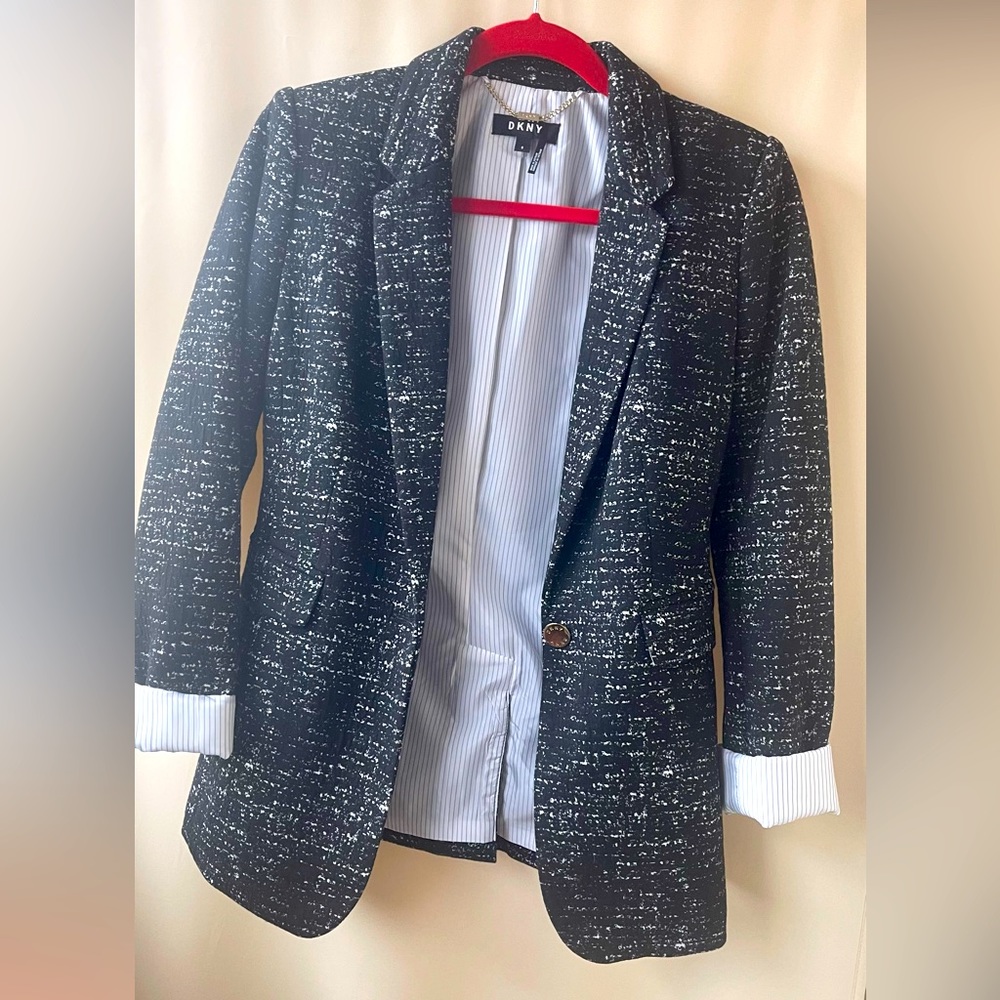 DKNY Jacket in stretch material.  Size 0.